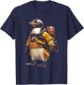 Penguin Fireman T-Shirt - Navy Blue