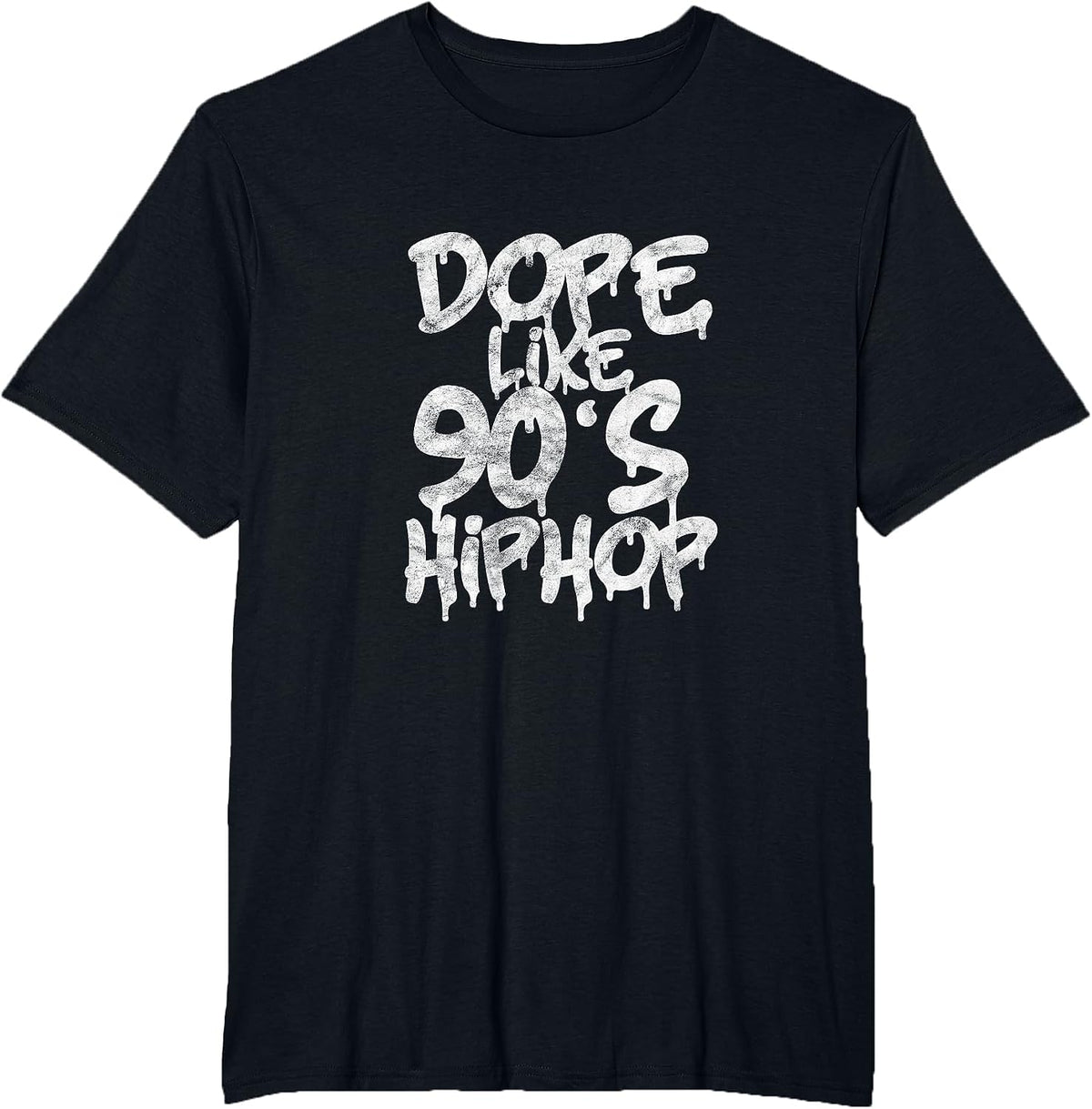 Dope Like 90's Hip Hop Rap Music 1990 Nineties 90's Grunge T-Shirt - Black