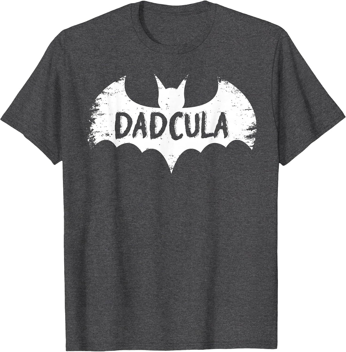Papa Dadcula Dad Vampire Daddy Funny Halloween Father T-Shirt - Dark Heather Grey