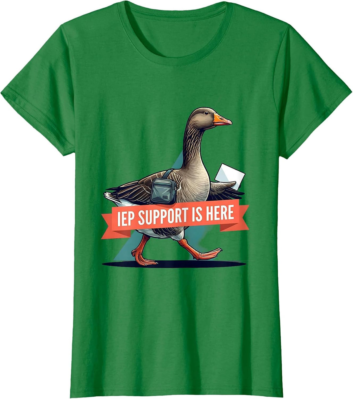 Women's IEP Support Is Here Funny Special Education Teacher Sped T-Shirt - Kelly Green