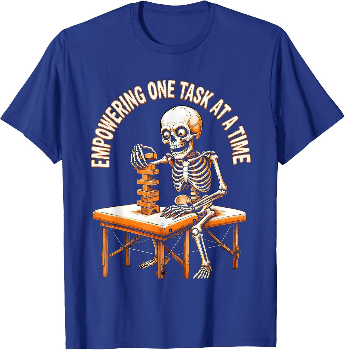 Empowering One Task At A Time Occupational Therapy T-Shirt - Royal Blue