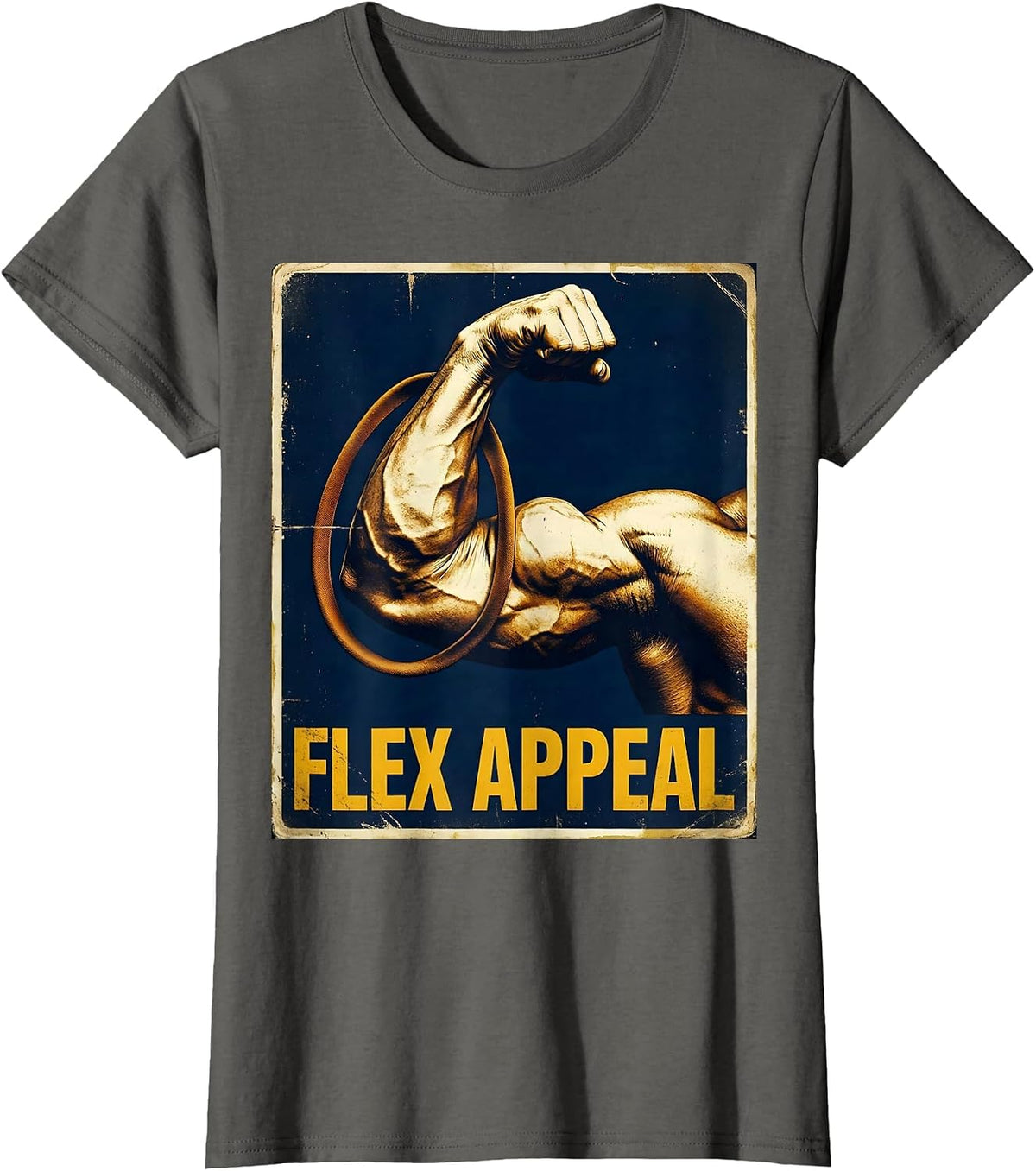Women's Flex Appeal Vintage Physical Therapist PT OT Gift T-Shirt - Asphalt Grey
