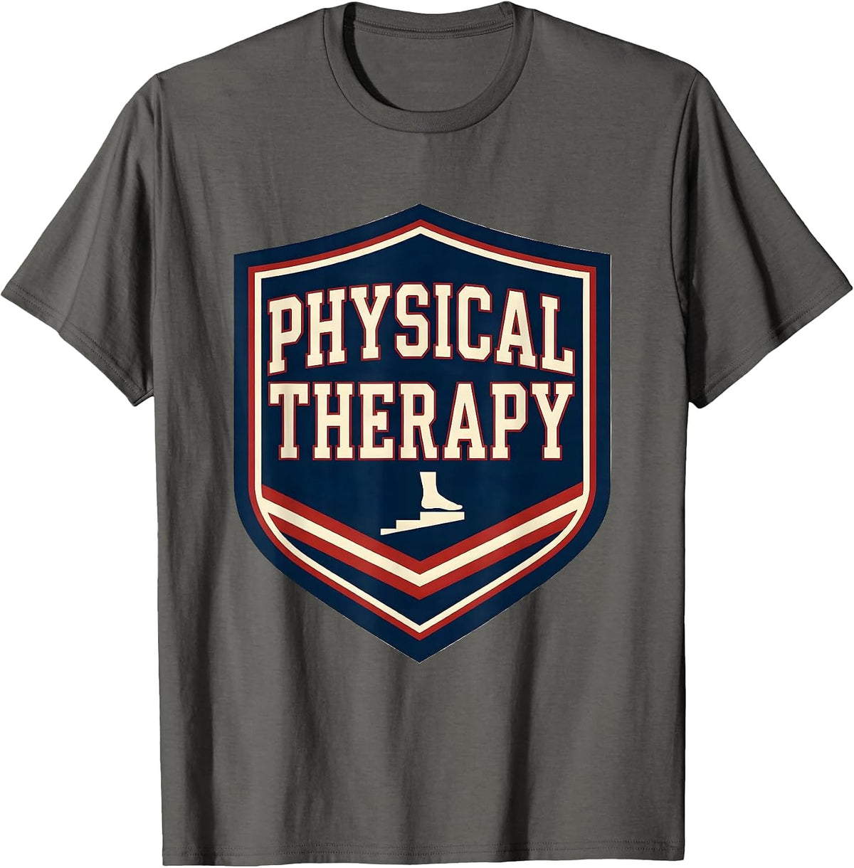 Physical Therapy Sports Occupational Therapist OT Month Gift T-Shirt - Asphalt Grey
