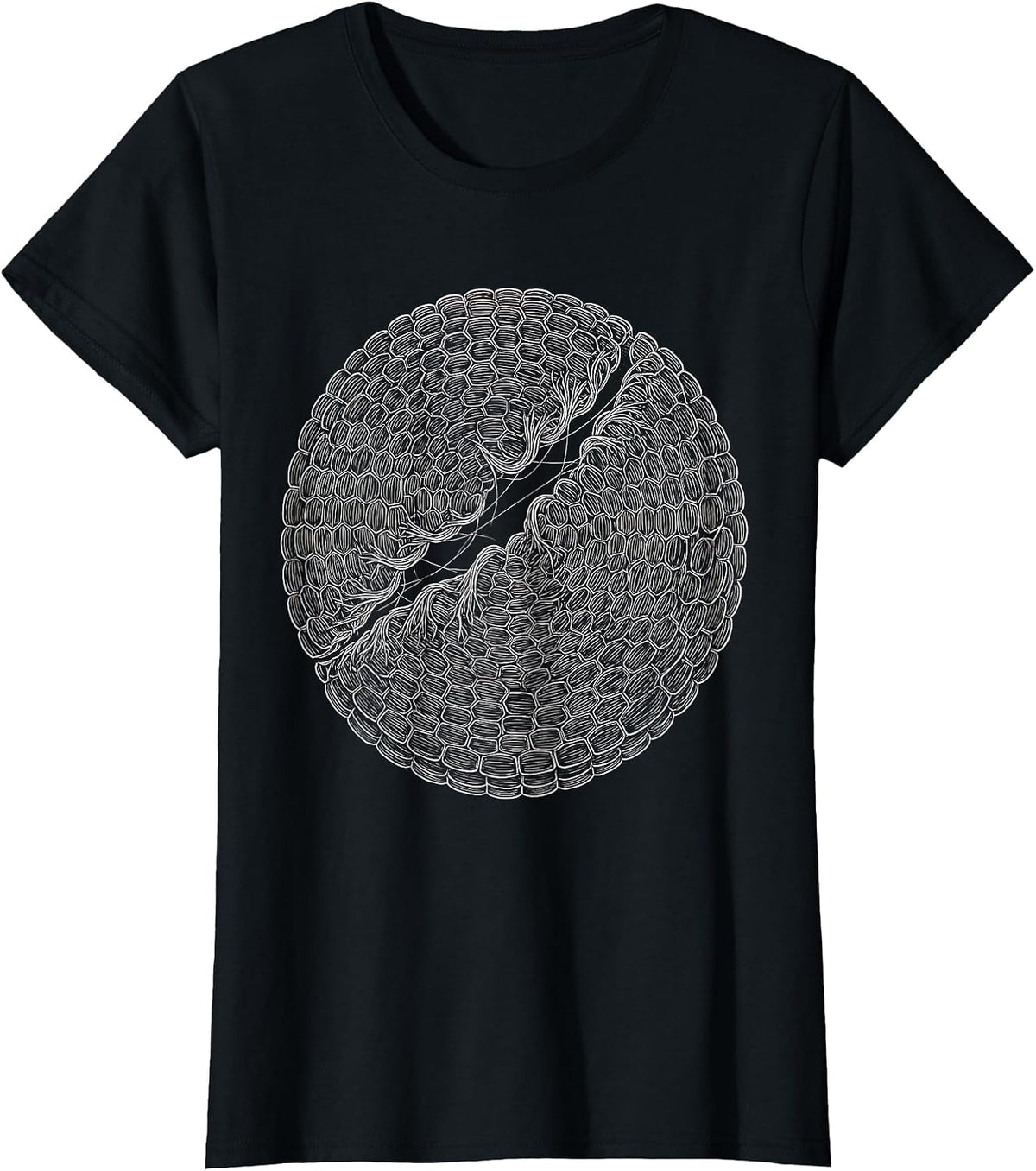 Women's Physical Therapy Torn Muscle Fiber Healing Art T-Shirt - Black