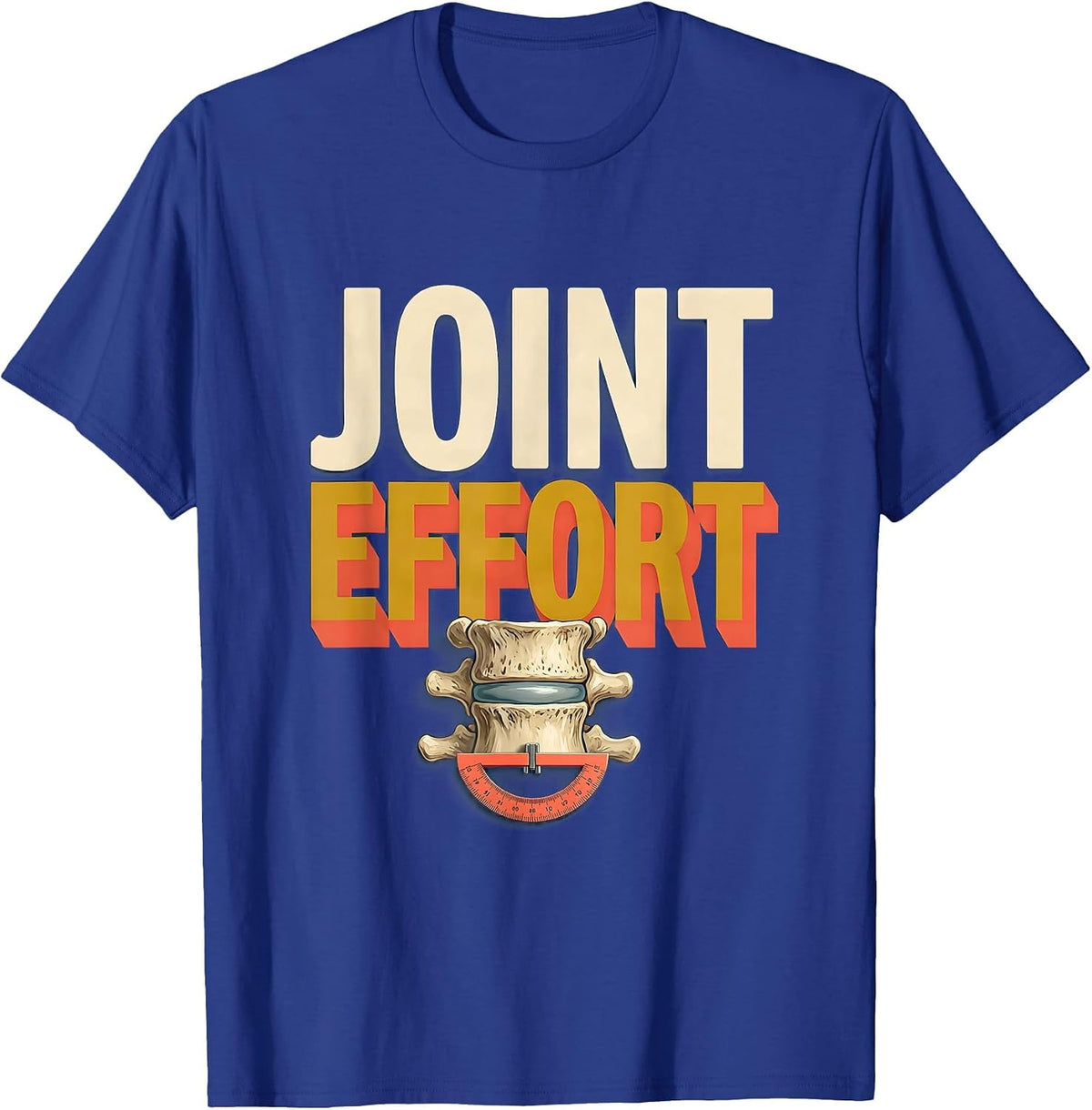Men's Joint Effort Physical Therapist Occupational Therapist Rehab T-Shirt - Royal Blue