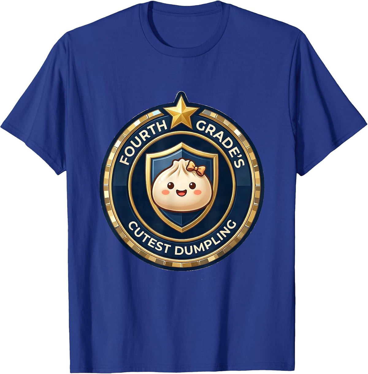 Men's Fourth Grade's Cutest Dumpling Cute Kawaii Back to School T-Shirt - Royal Blue