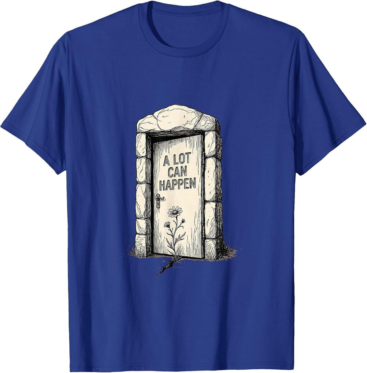 A Lot Can Happen In 3 Days Faith Design T-Shirt - Royal Blue