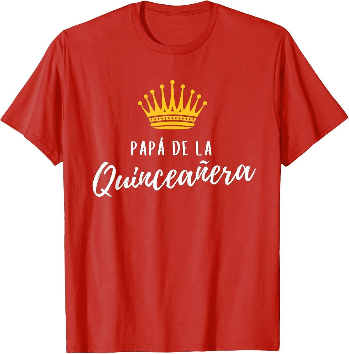 Papa Quince Father Quinceanera 15th Birthday Latin Matching T-Shirt - Red