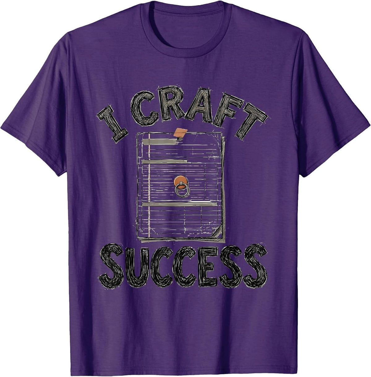 Men's I Craft Success Special Education Teacher SPED ESE Squad T-Shirt - Purple