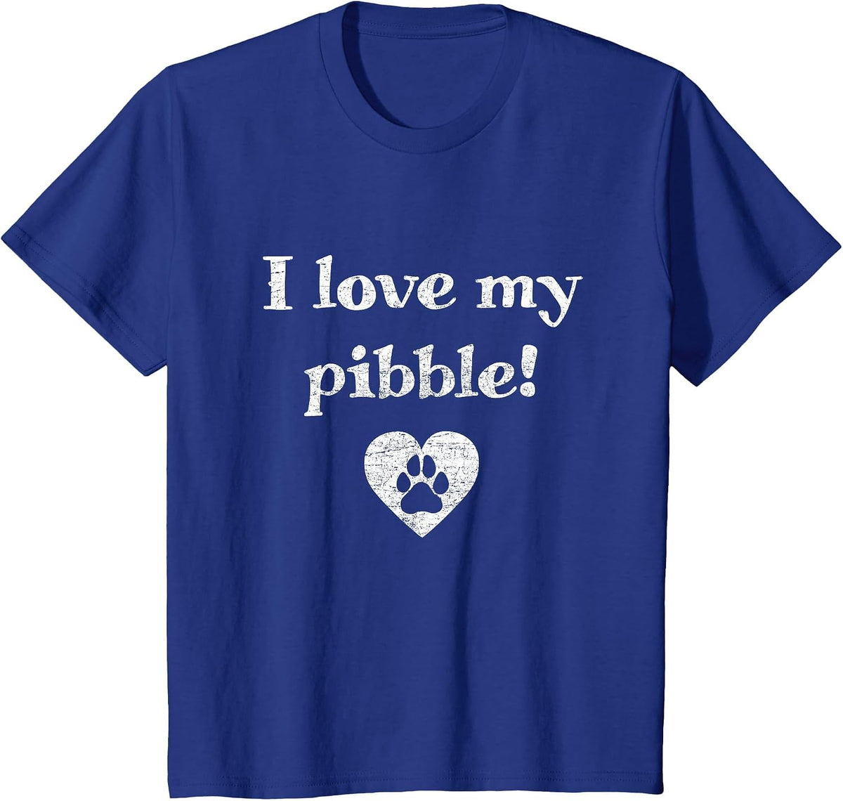 I Love My pibble! Pit Bull Puppy Dog Pitbull t-Shirt T-Shirt - Royal Blue