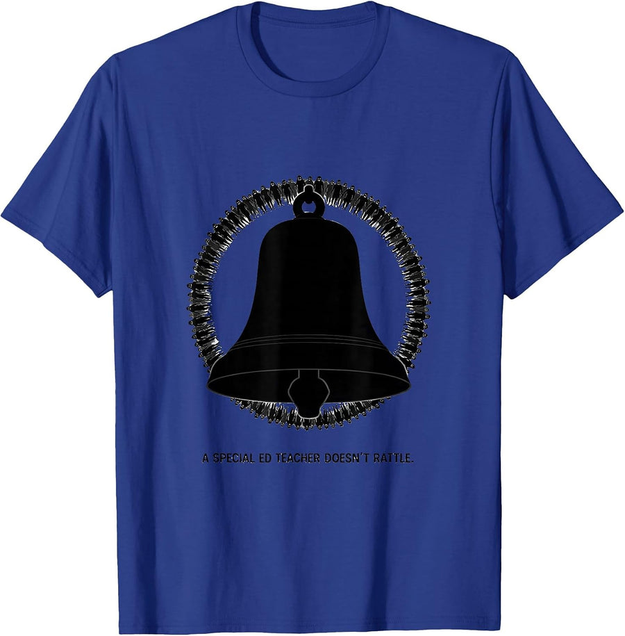 A Special Ed Teacher Doesn't Rattle Halloween Teacher T-Shirt - Royal Blue