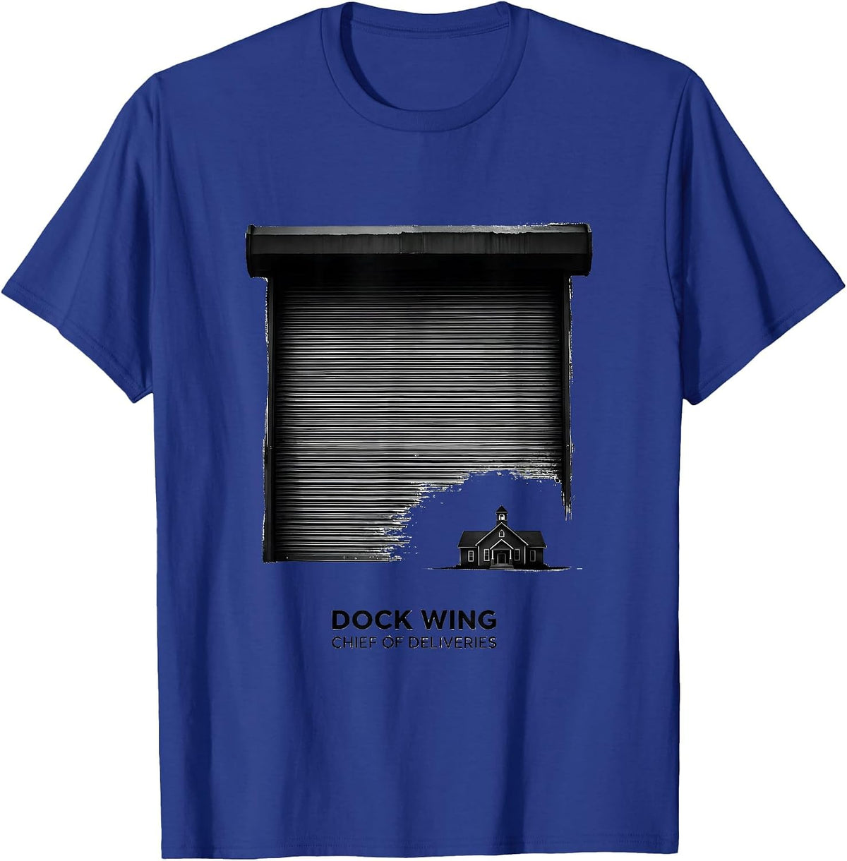 Men's Dock Wing Chief Of Deliveries Funny School Custodian Janitor T-Shirt - Royal Blue