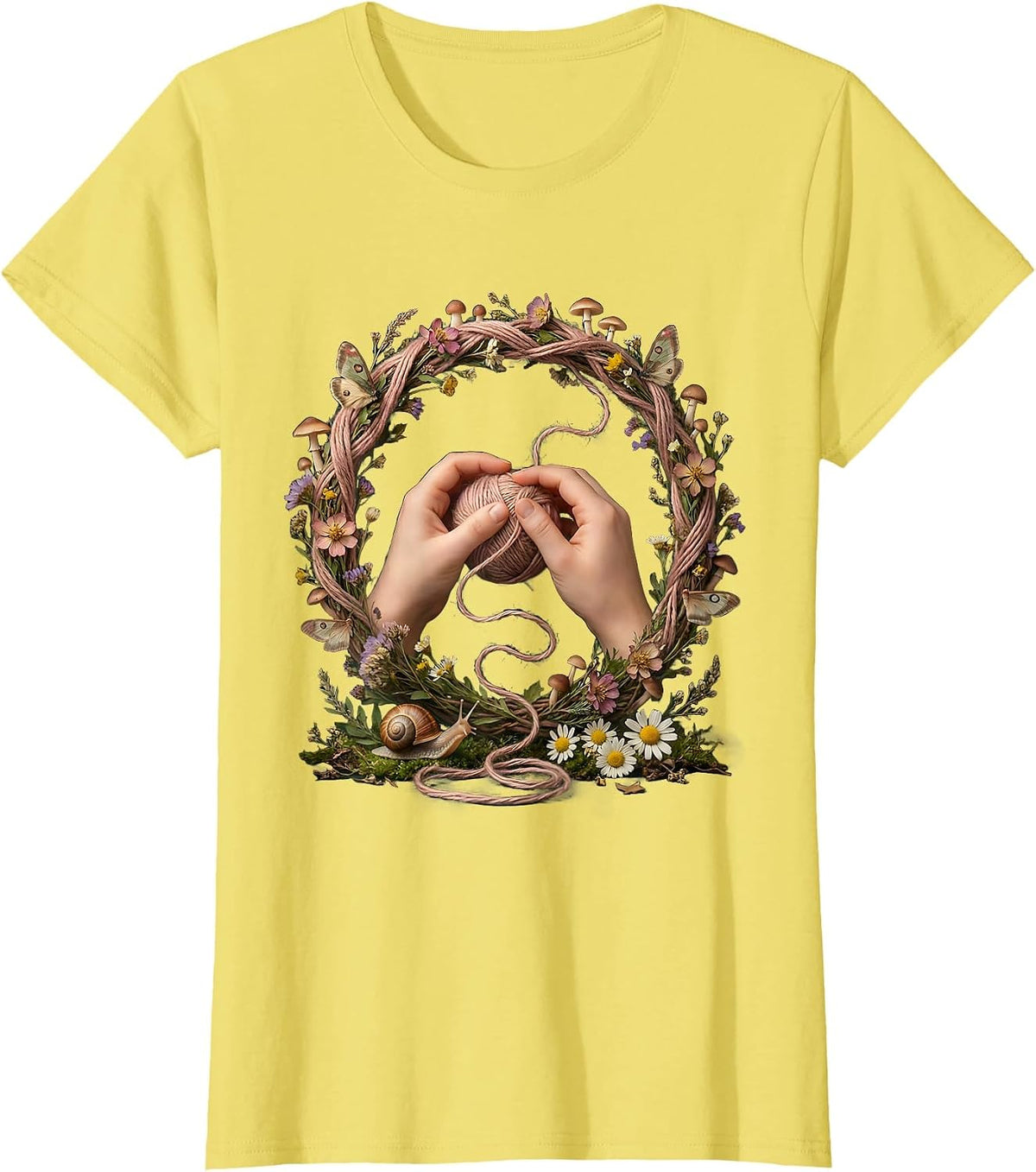Unraveling Hope Suicide Prevention Awareness T-Shirt - Lemon Yellow
