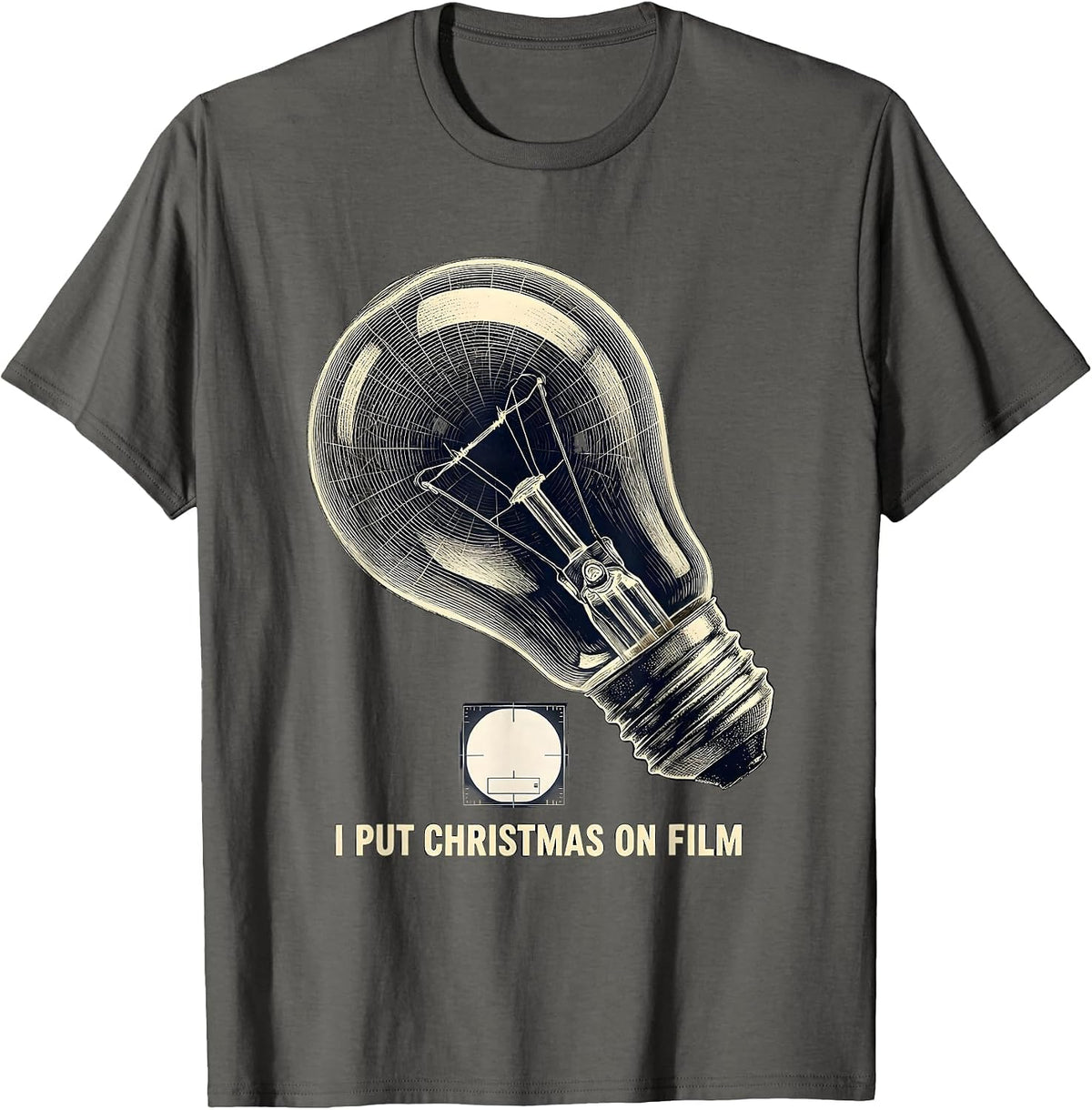 Men's I Put Christmas On Film Radiology Tech X-Ray Tech Humor T-Shirt - Asphalt Grey