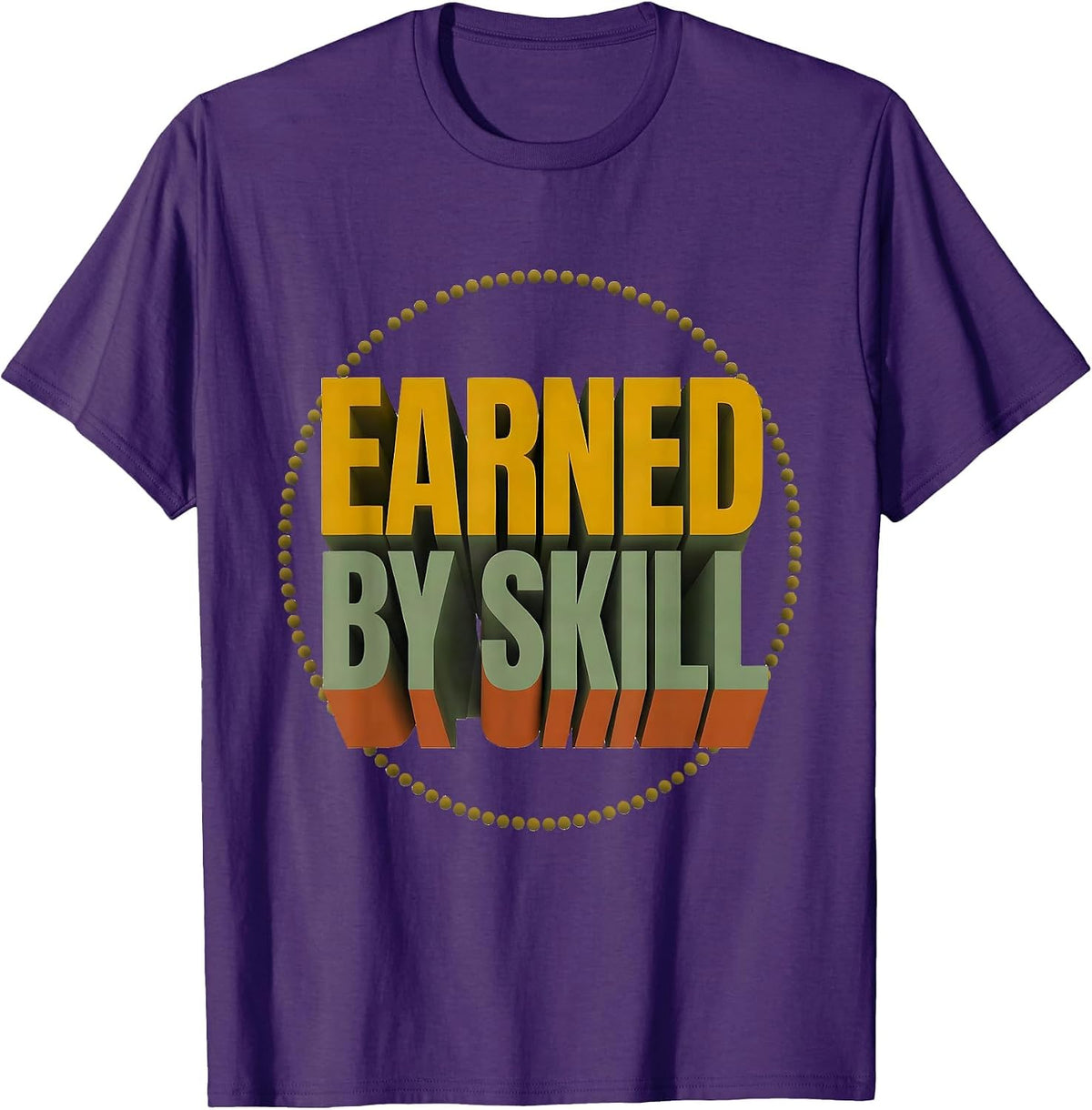Earned By Skill Special Education Teacher Squad Appreciation T-Shirt - Purple