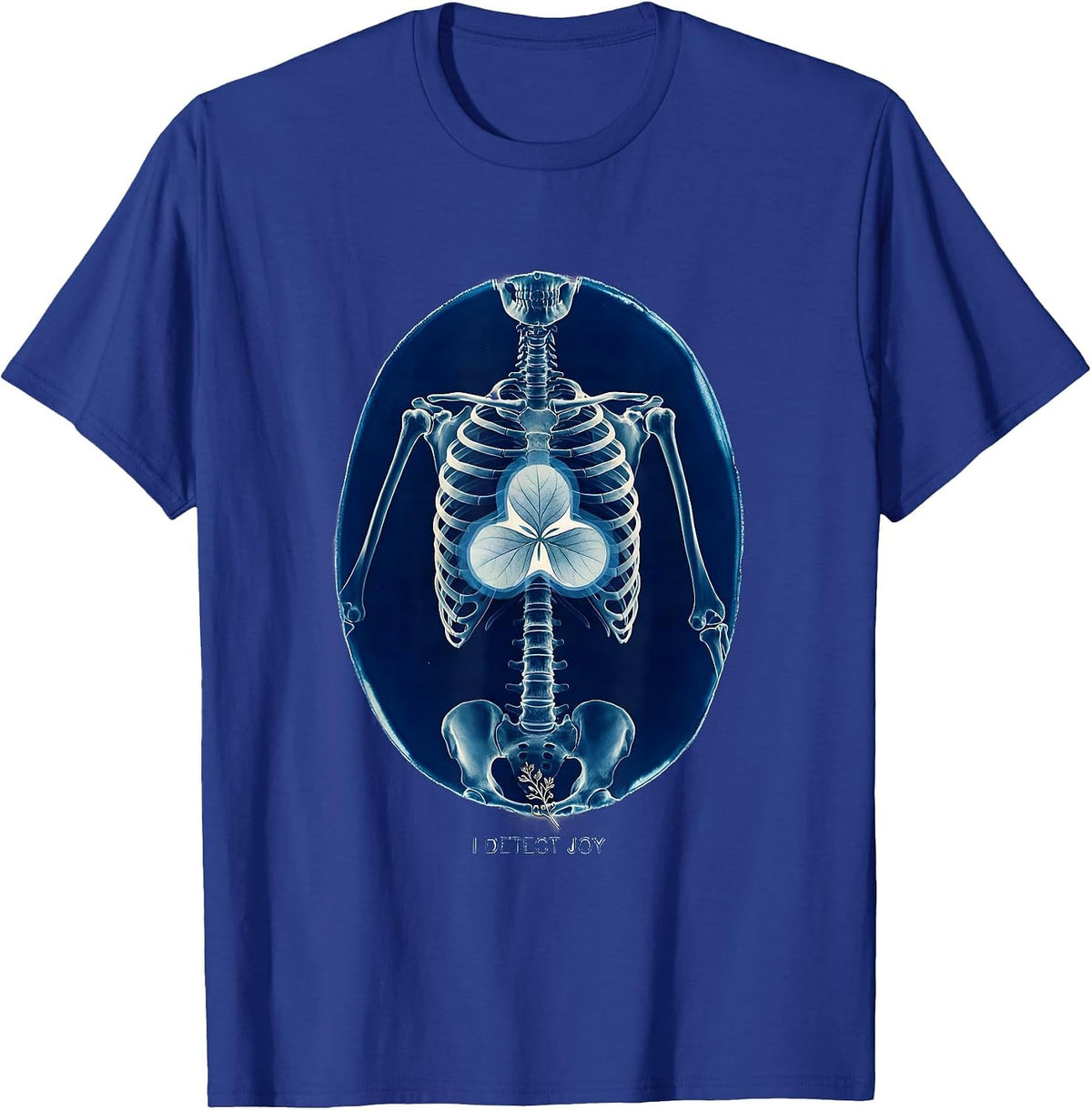 Men's I Detect Joy Cyanotype Radiology Tech Humor Gift T-Shirt - Royal Blue