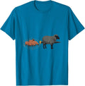 Black Sheep Compass Editorial Conceptual Humor T-Shirt - Sapphire Blue