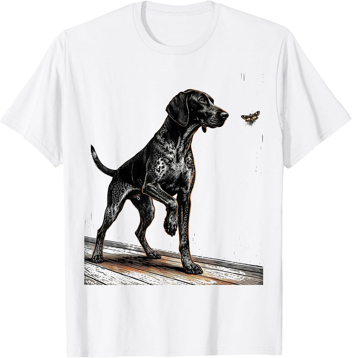 Men's German Shorthaired Pointer Hunting Dog Mom Gift T-Shirt - White