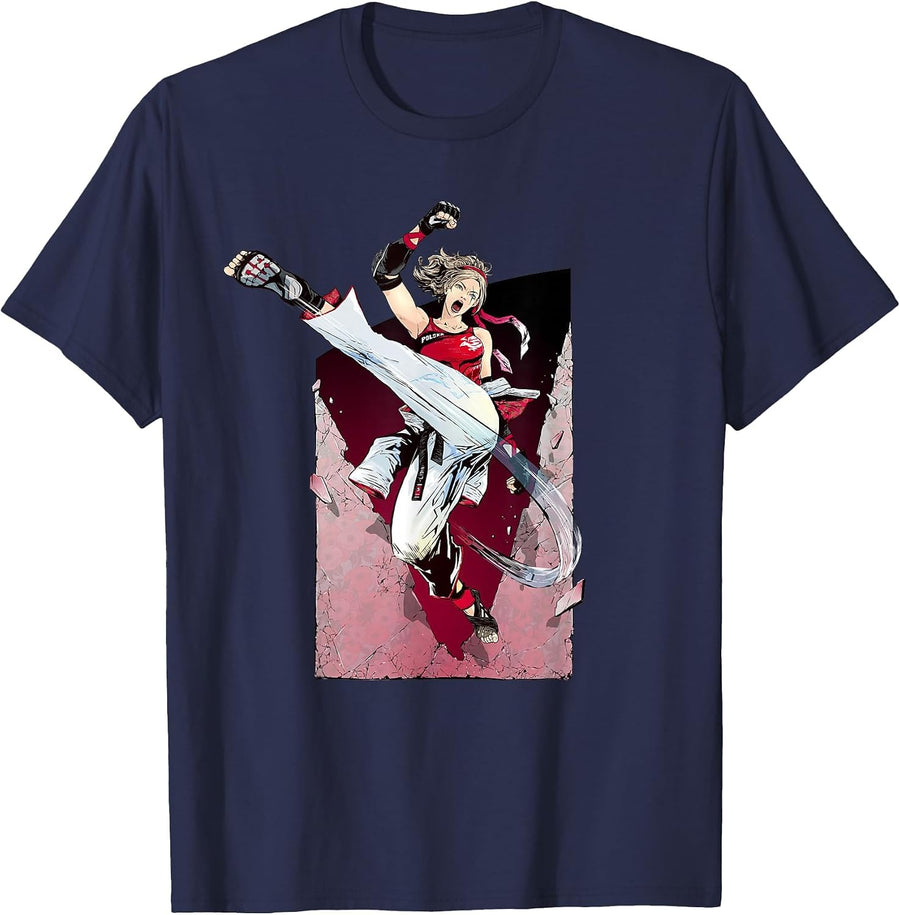 【Tekken】 Tekken Lidia 002 T-Shirt - Navy Blue