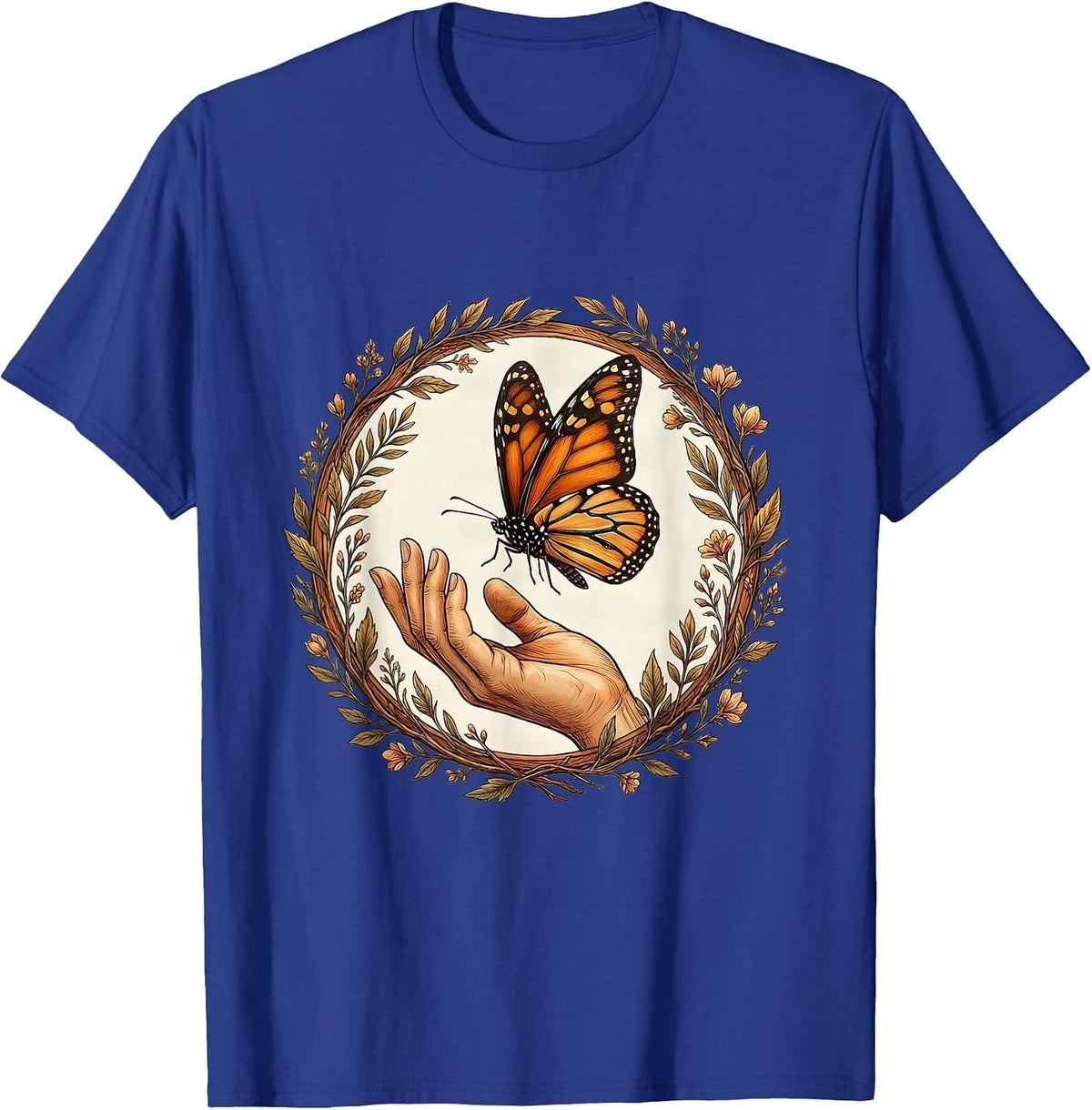 Dear Person Behind Me Butterfly Release Design T-Shirt - Royal Blue