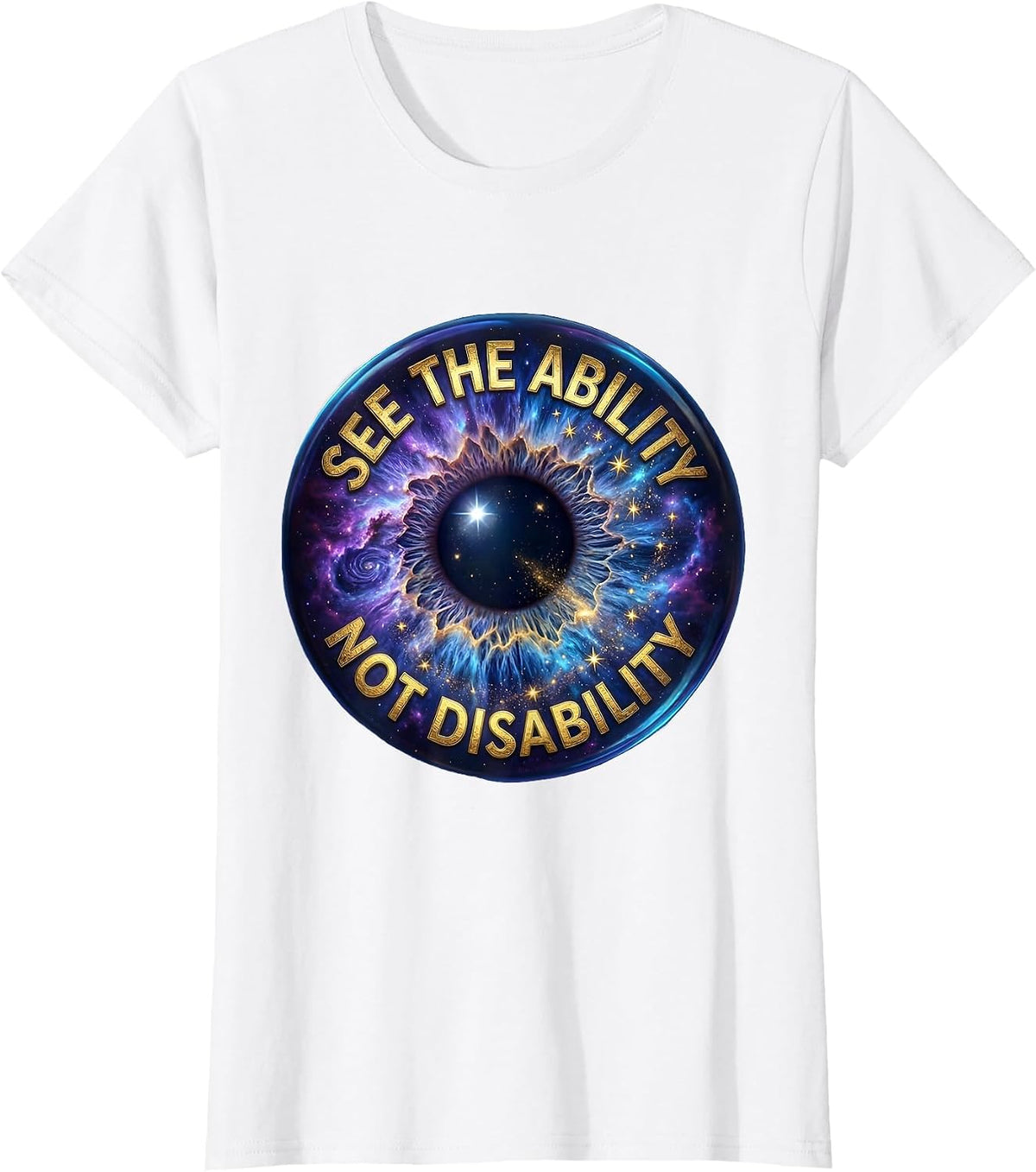 Women's See The Ability Not Disability Special Ed Teacher T-Shirt - White