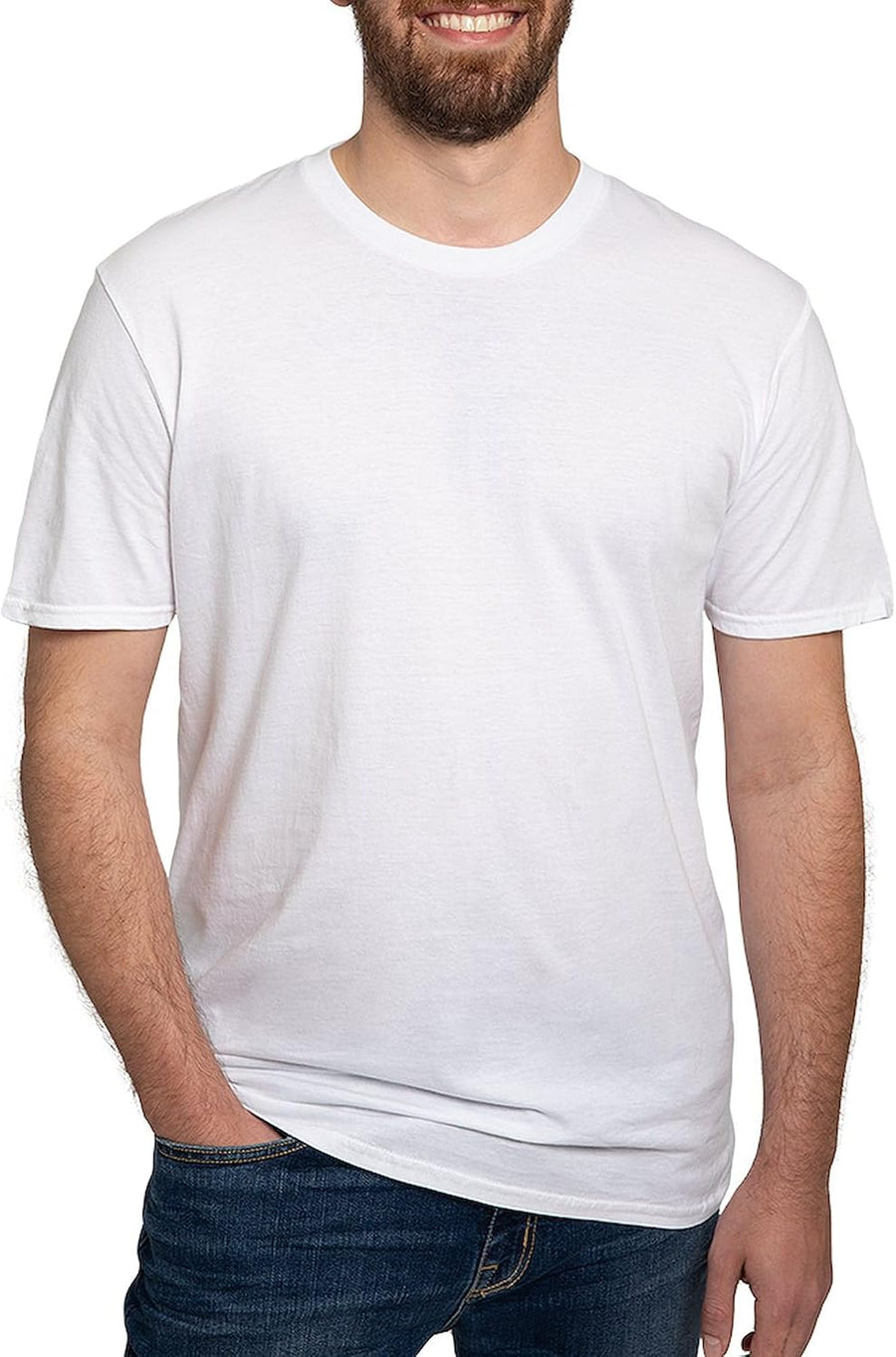 CafePress Whitedrum T Shirt Men's Semi-Fitted Classic Cotton T-Shirt - White
