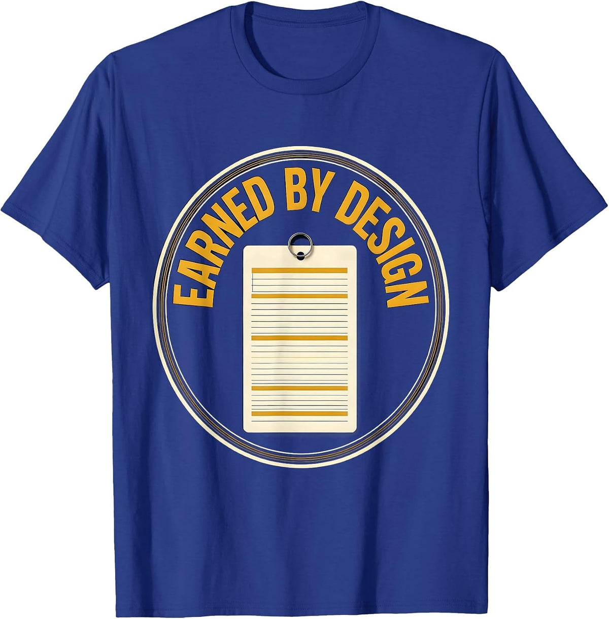 Earned By Design Special Education Teacher Squad T-Shirt - Royal Blue