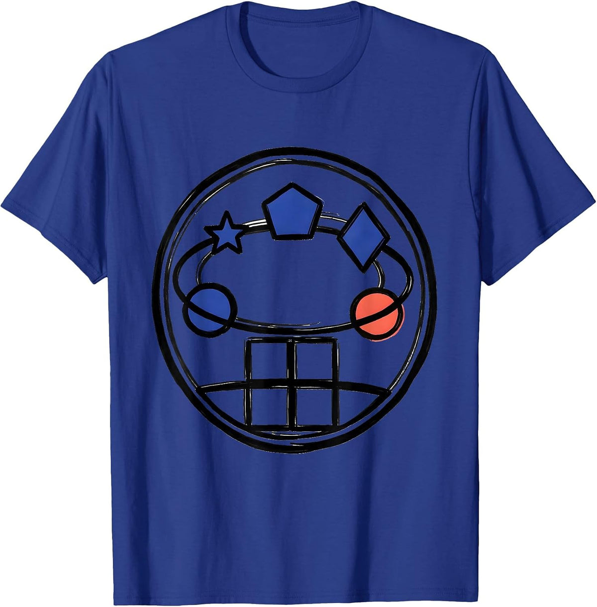 Men's Orbiting Bodies Inclusion Special Education Teacher T-Shirt - Royal Blue