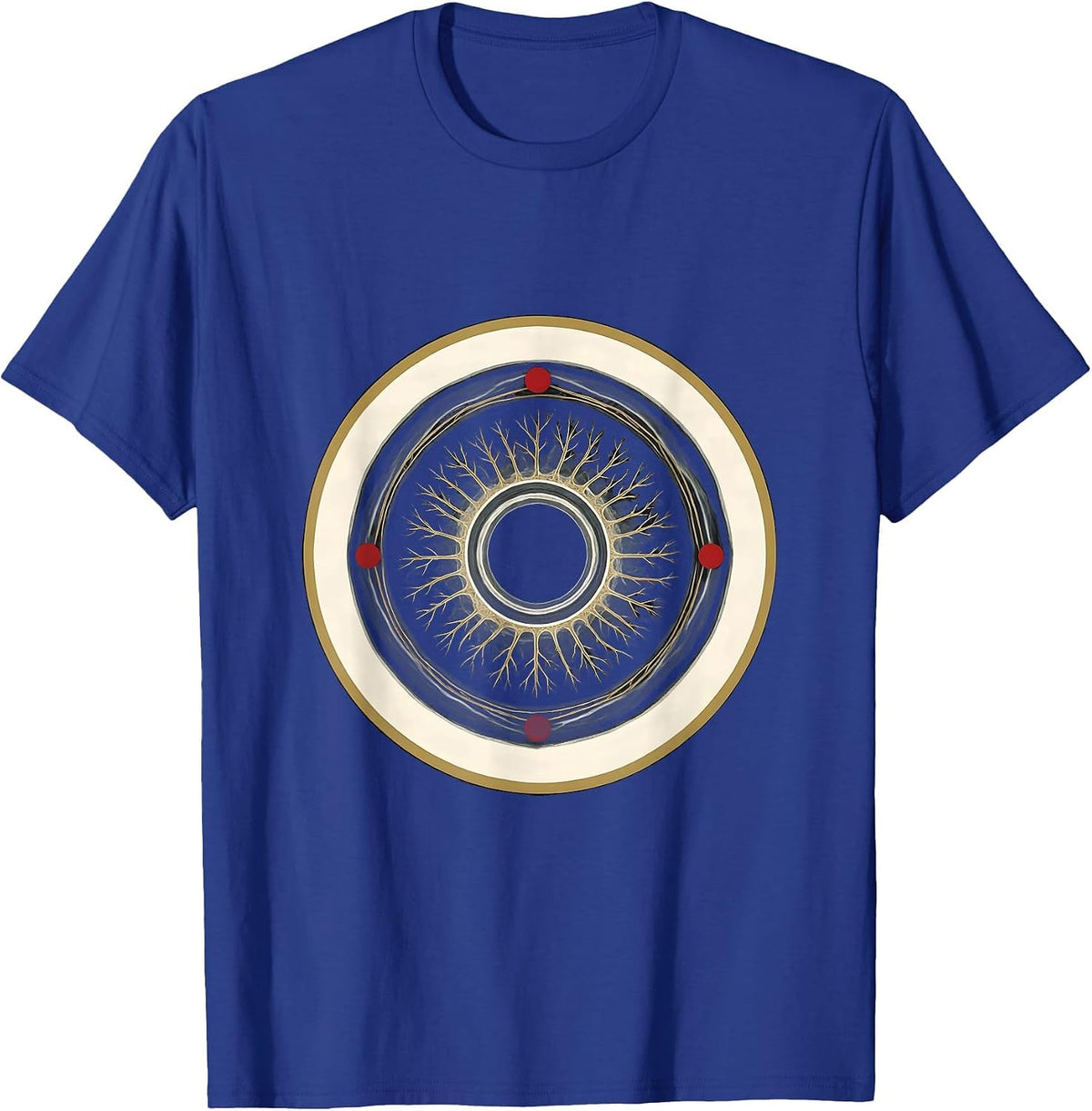 Men's Christmas Wreath Radiology Tech Pun Humor Gift T-Shirt - Royal Blue