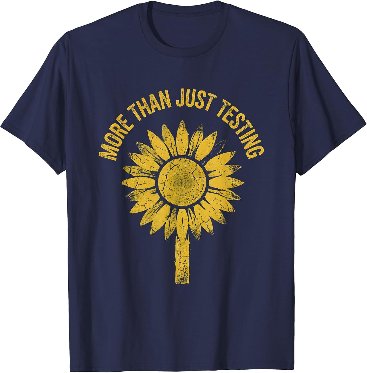 More Than Just Testing School Psychologist Design T-Shirt - Navy Blue