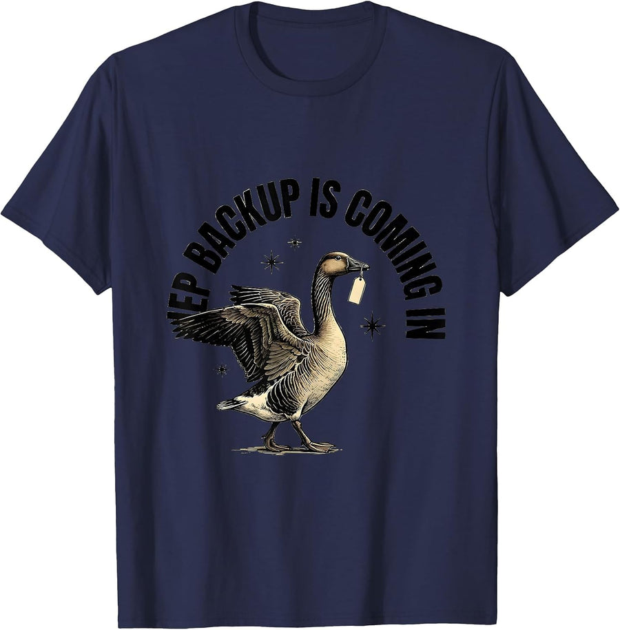 IEP Backup Is Coming In Funny Special Education Teacher Sped T-Shirt - Navy Blue