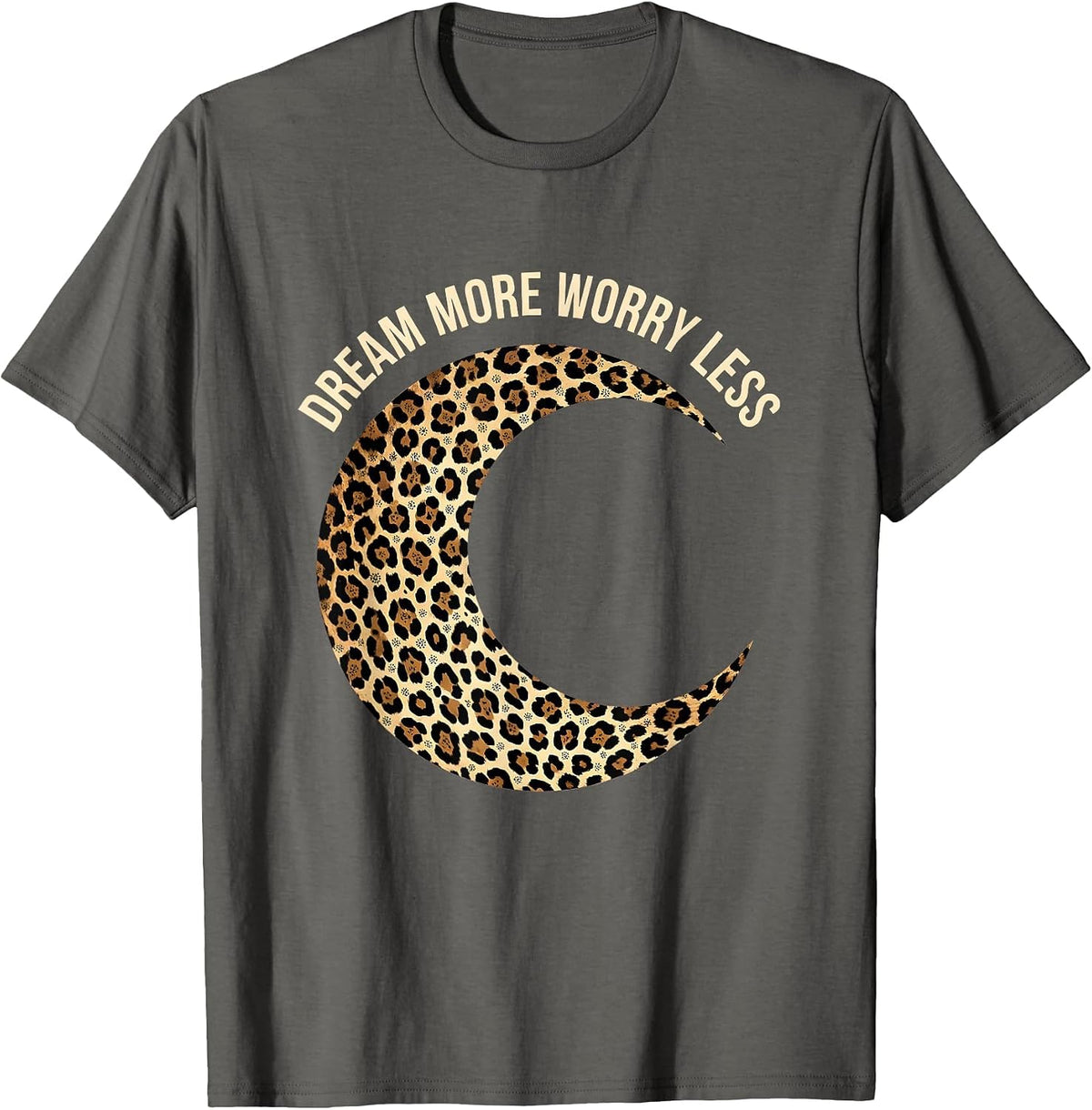 Reveur House Dream More Worry Less Design T-Shirt - Asphalt Grey