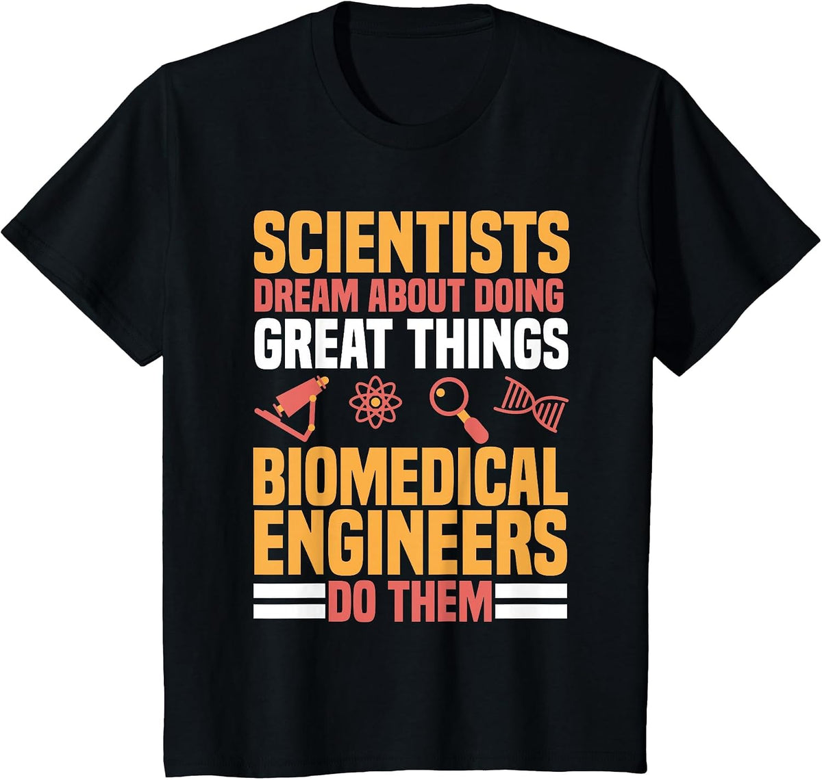 Biomedical Engineering Bioengineer Medical Engineer BMET T-Shirt - Black