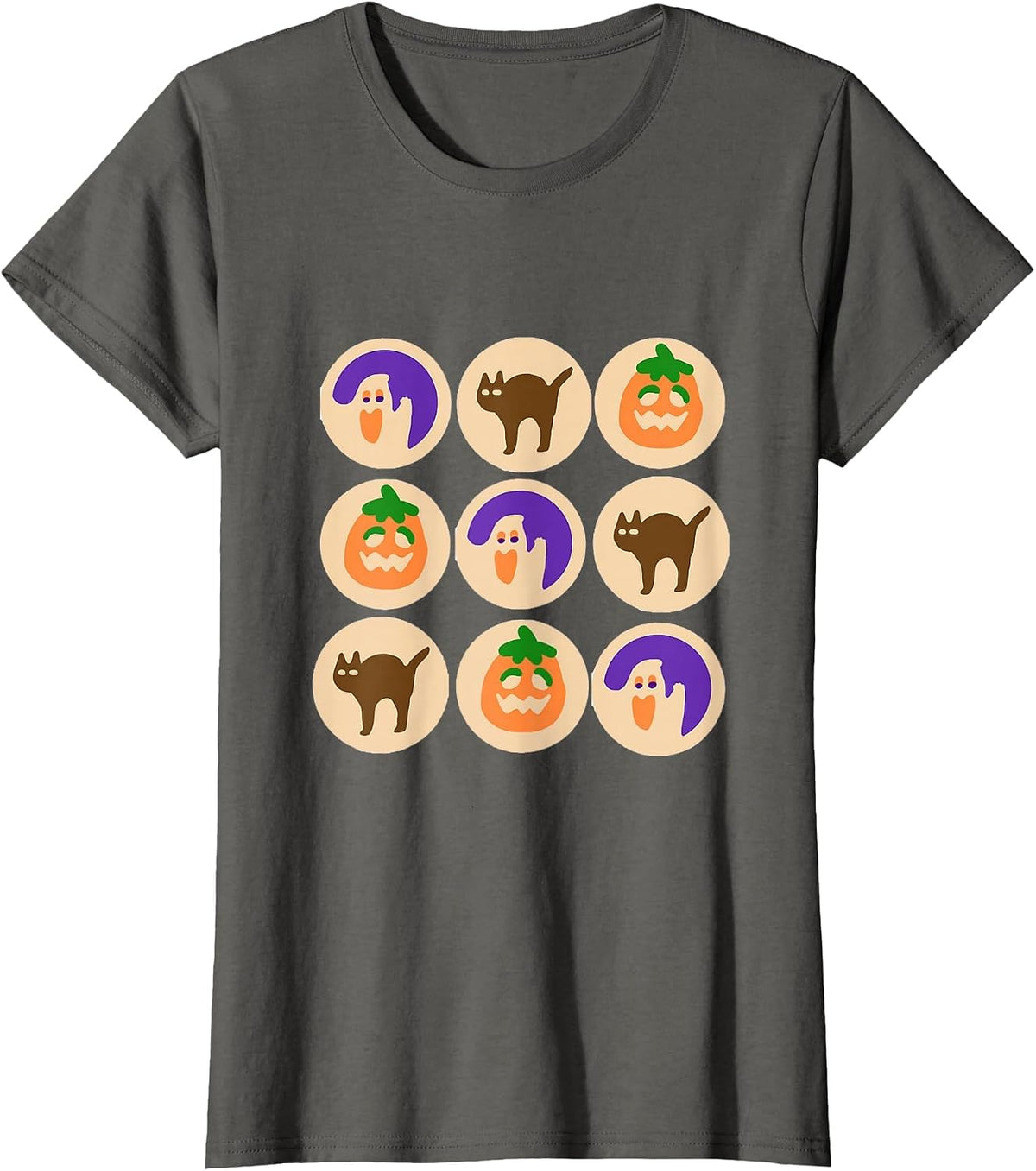 Sugar Cookie Halloween Merch T-Shirt - Asphalt Grey