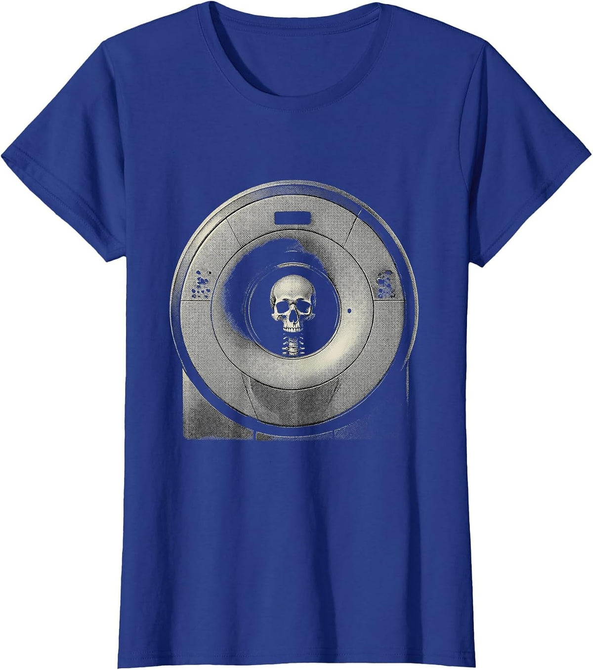 Women's MRI Head Coil Radiology Tech Humor Occupation Pride T-Shirt - Royal Blue