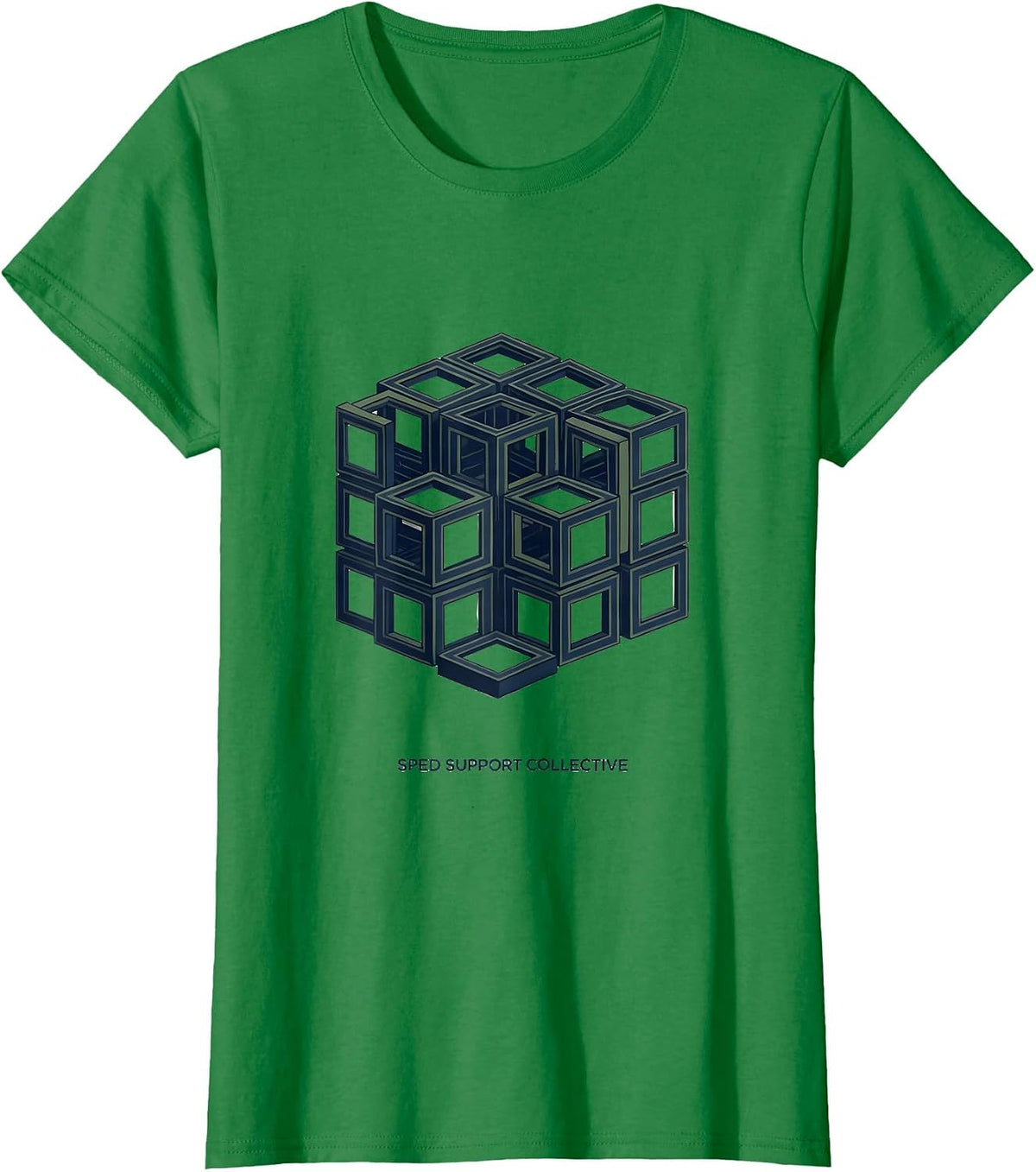 Women's SPED Support Collective Special Education Teacher Dream Team T-Shirt - Kelly Green