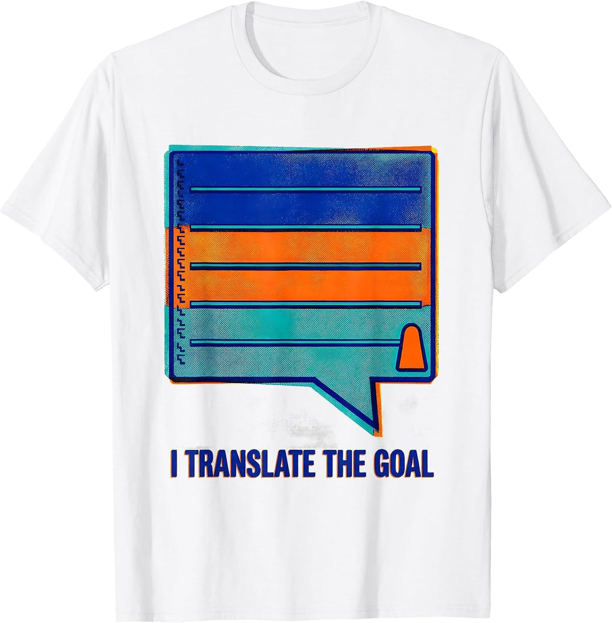Men's I Translate The Goal Special Education Teacher SPED Team T-Shirt - White