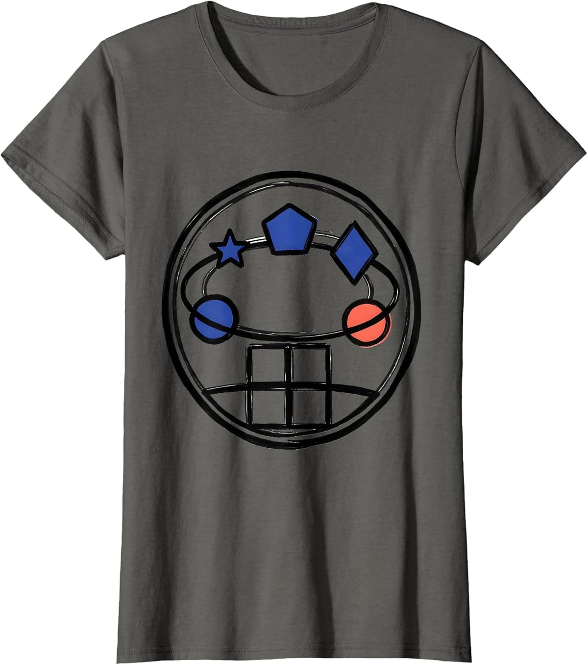 Women's Orbiting Bodies Inclusion Special Education Teacher T-Shirt - Asphalt Grey