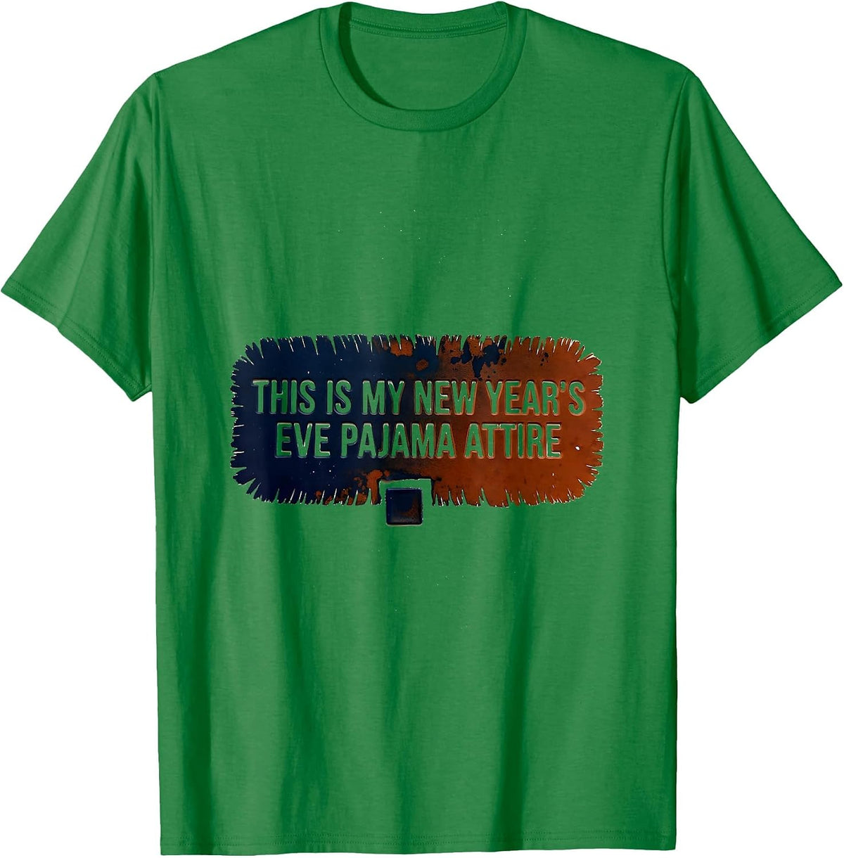 Men's This Is My New Year's Eve Pajama Attire Funny T-Shirt - Kelly Green