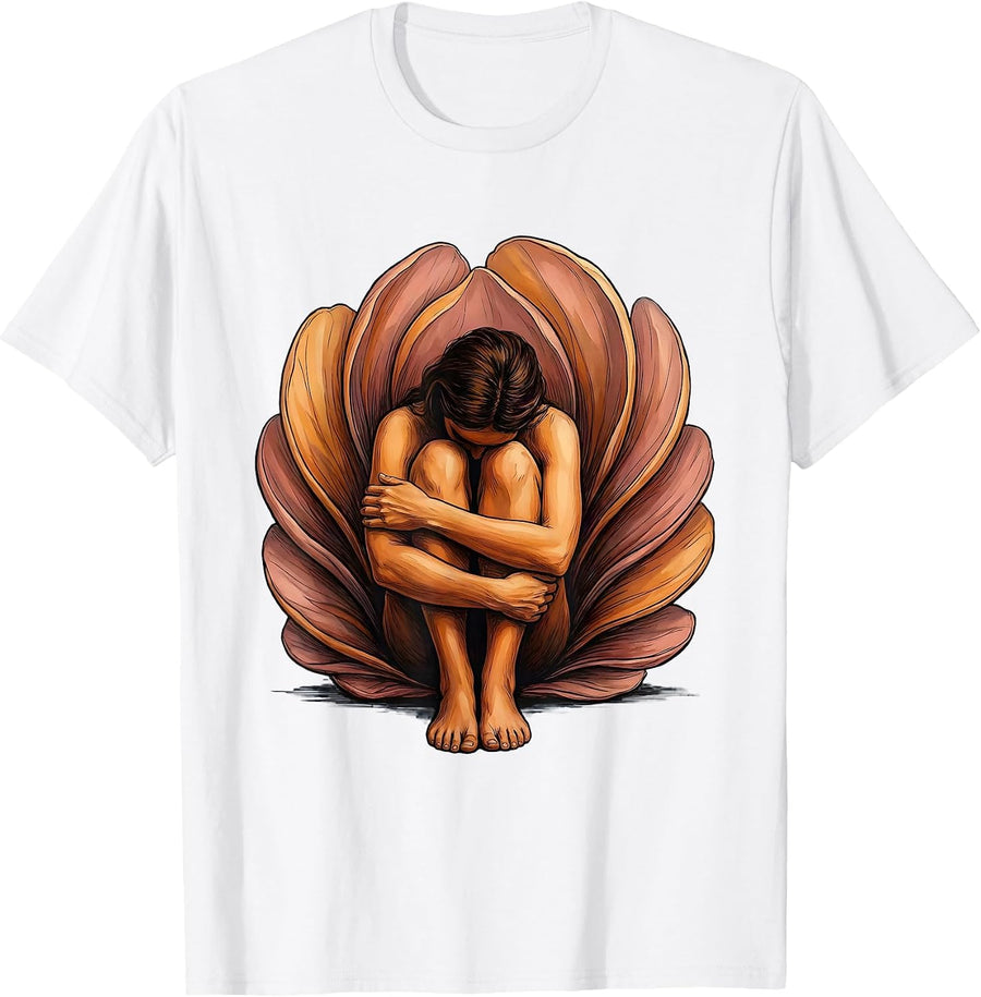 Warm Embrace Suicide Prevention Awareness Design T-Shirt - White