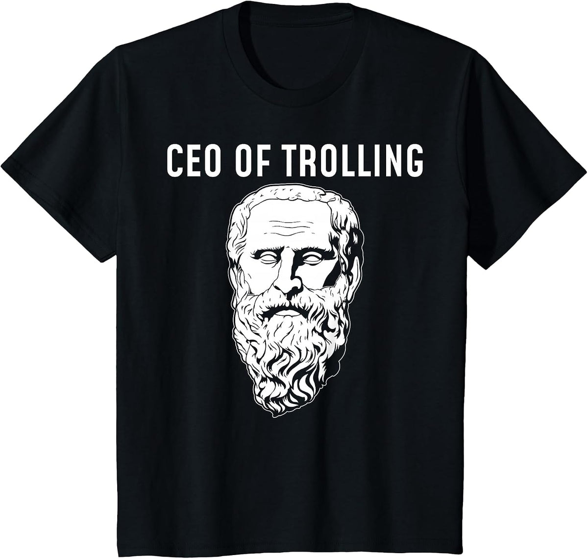 CEO of Trolling Funny Philosopher Diogenes T-Shirt - Black
