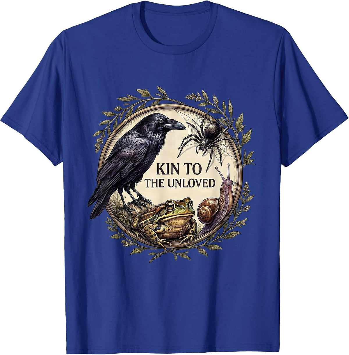 Kin To The Unloved Misunderstood Creatures Nature Lover Gift T-Shirt - Royal Blue