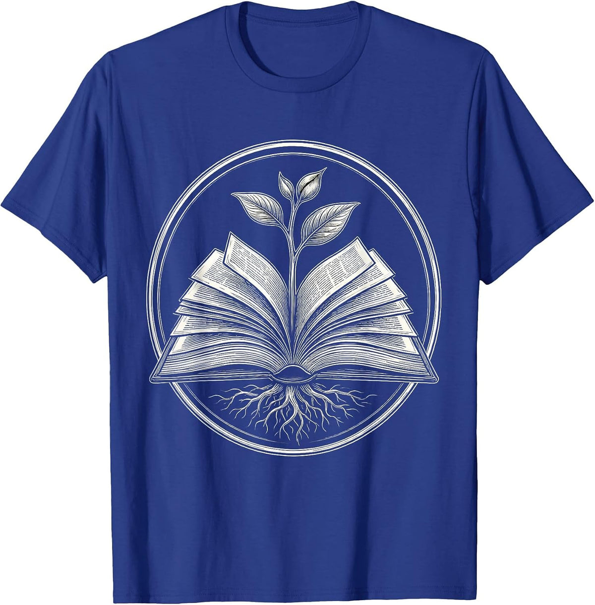 School Psychologist Seedling Textbook Graphic T-Shirt - Royal Blue