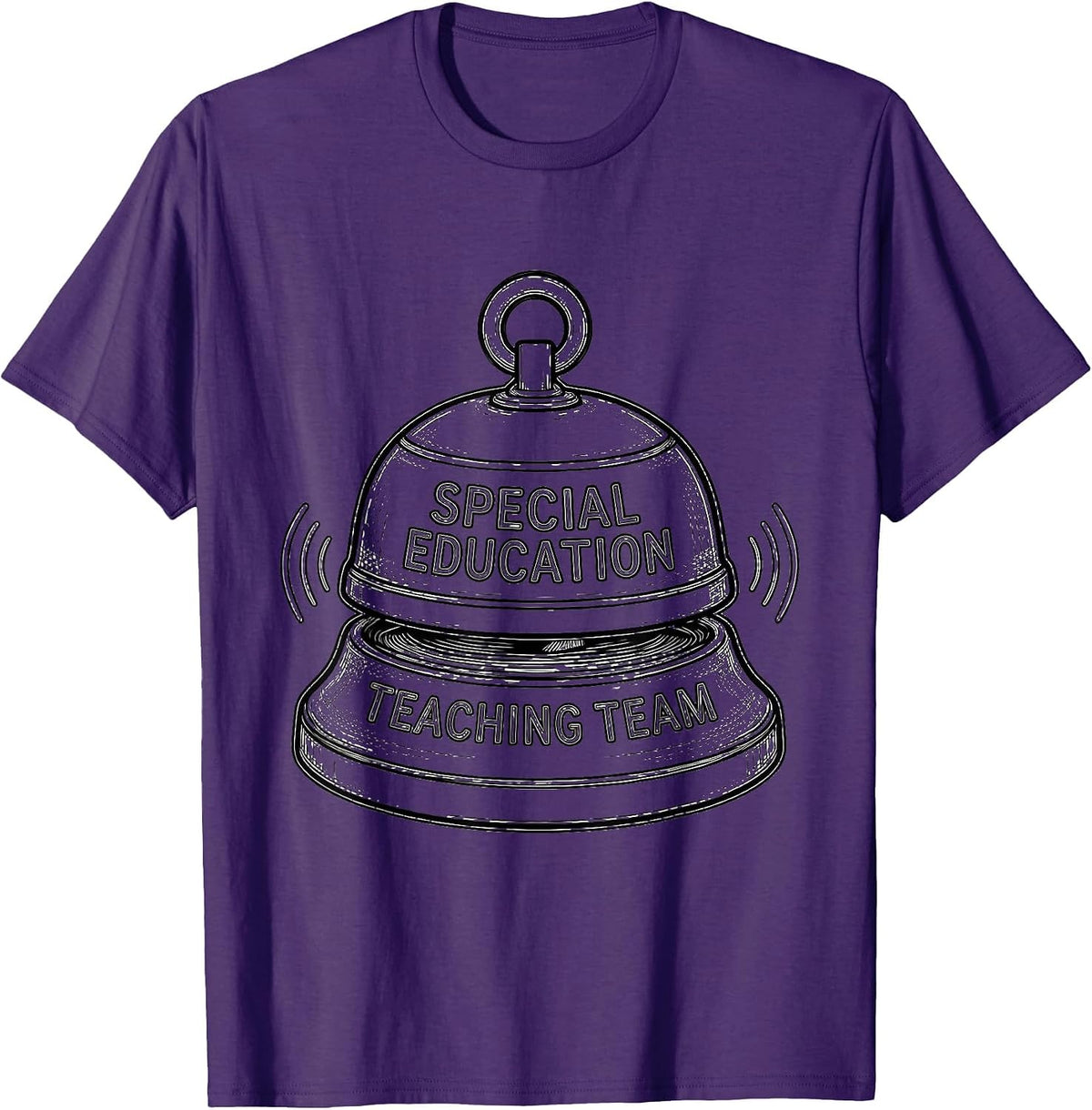 Special Education Teaching Team Teacher Appreciation Humor T-Shirt - Purple