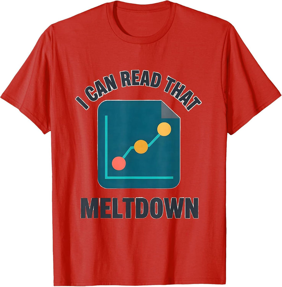 Men's I Can Read That Meltdown Funny Special Education Teacher T-Shirt - Red