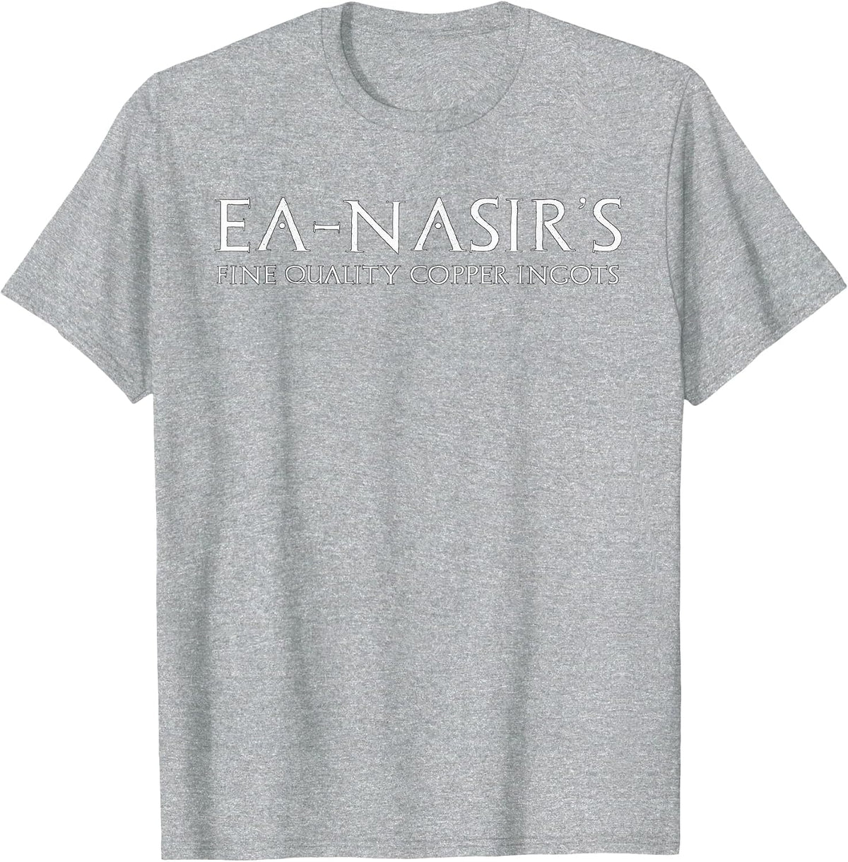 Ea Nasir's Copper Ingots Sumer Funny Bronze Age History Meme T-Shirt - Heather Grey
