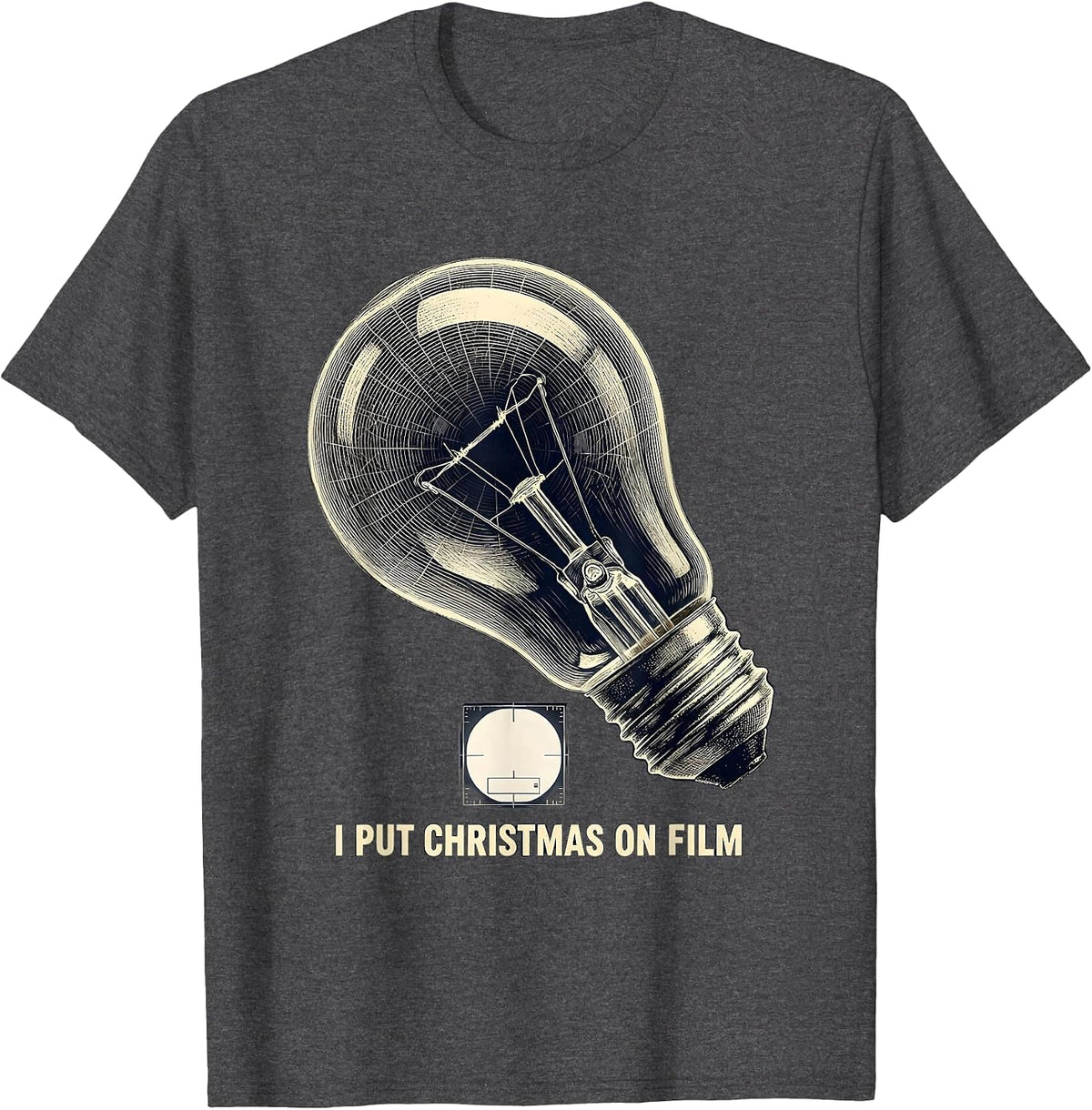 Men's I Put Christmas On Film Radiology Tech X-Ray Tech Humor T-Shirt - Dark Heather Grey
