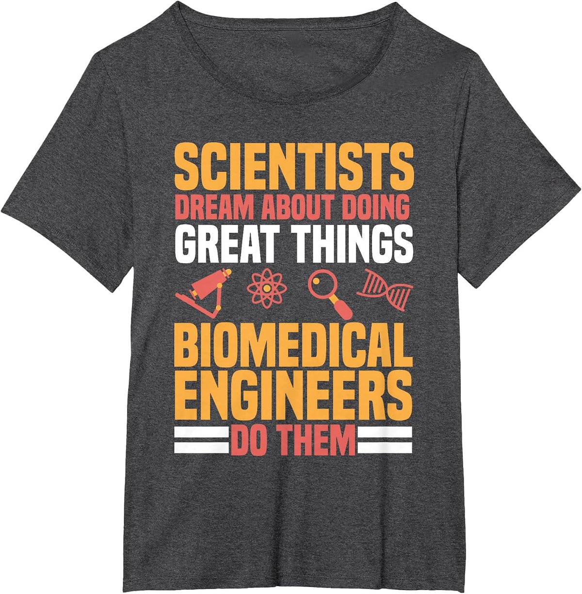 Biomedical Engineering Bioengineer Medical Engineer BMET T-Shirt - Dark Heather Grey