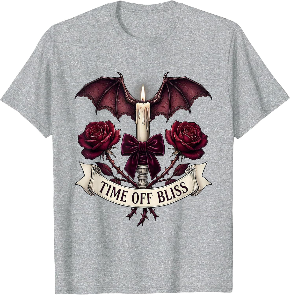 Men's Time Off Bliss Labor Day Relaxation Design T-Shirt - Heather Grey