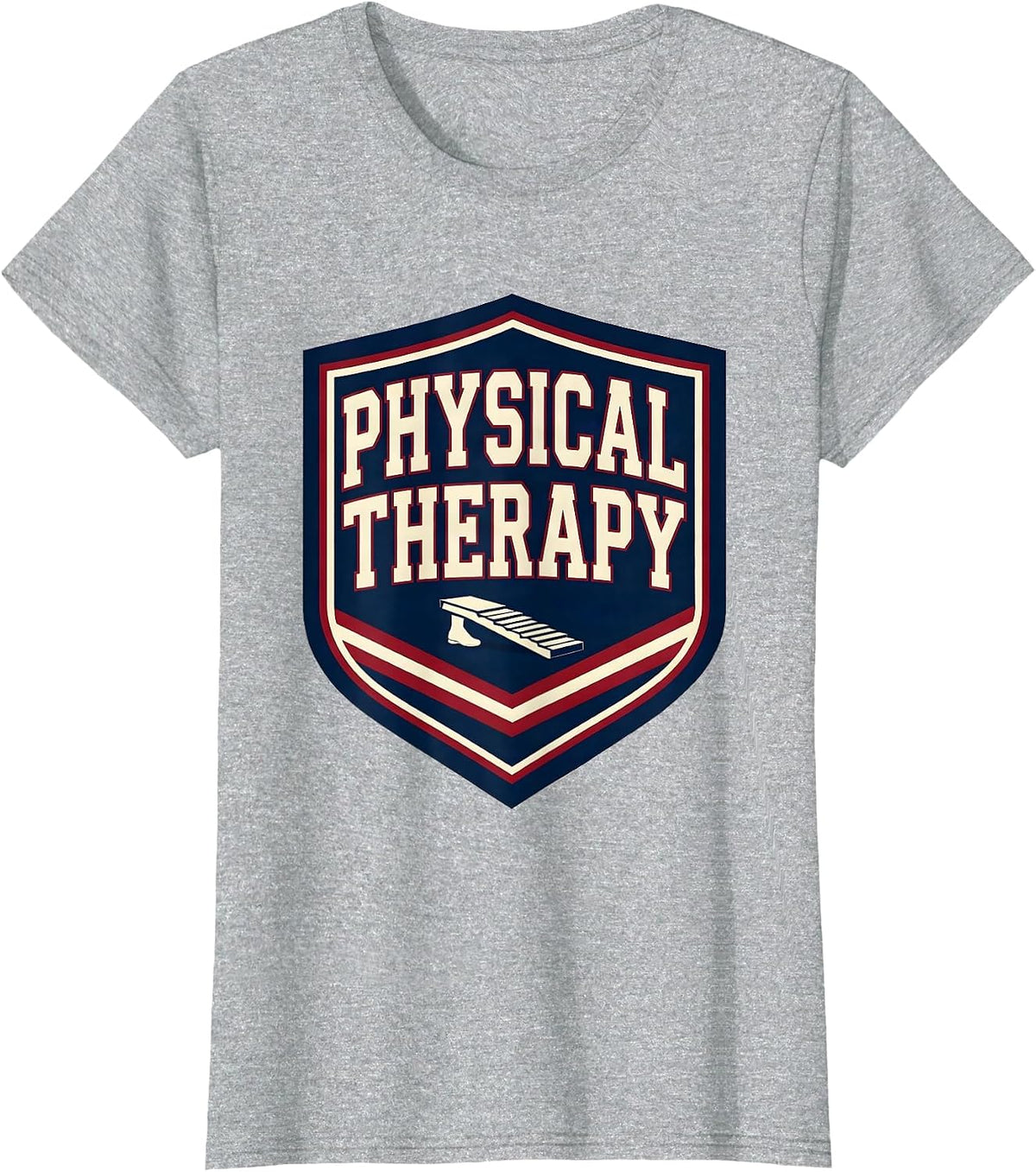 Women's Physical Therapy Sports Occupational Therapist OT Month Gift T-Shirt - Heather Grey